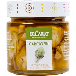 Артишоки DeCarlo Carciofini in Olio Extra Vergine Di Oliva 200 г