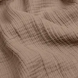 Наволочка Cosas Brown муслінова 50х70 см коричнева (019Muslin_Brown_50x70) - мініатюра 3