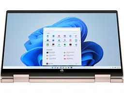Ноутбук HP Pavilion x360 14-ek2003ua 14' FHD IPS Touch, Intel 5-120U, 16GB, F512GB, UMA, DOS, рожеве золото (AQ8P1EA) - мініатюра 4