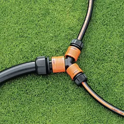 Конектор для поливального шлангу 1/2" з системою "Aquastop" Claber 8606 - мініатюра 3