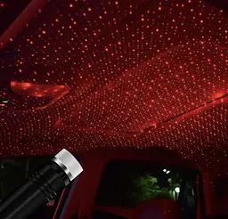 USB-проектор зоряного неба для автомобіля LED-світильник гнучкий портативний лампочки червоного кольору - мініатюра 4