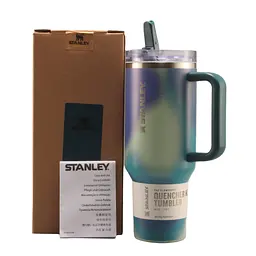 Термокухоль Stanley Quencher ProTour Flip Straw Tumbler з неіржавкої сталі Coastal Teal Motion 1,18 л KT6007877