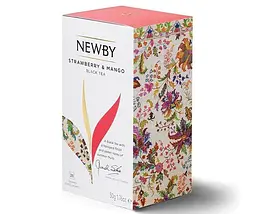 Чай чорний Newby Полуниця і Манго в пакетиках 25 шт (310130) - мініатюра 2