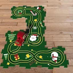 Розвиваюча іграшка-пазл Epik SHT XDL588-19 Merry Christmas 13 pcs Green - мініатюра 4