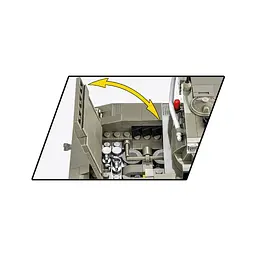 Конструктор Cobi Танк Меркава Mk 1, 825 деталей (COBI-2621) - мініатюра 7