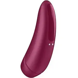 Ваакумний стимулятор клітора Satisfyer Curvy 1+ червоний