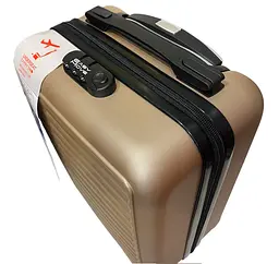 Валіза Easy Move 005 міні XS 40x30x20 см ABS пластик Шампань - мініатюра 2