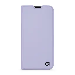 Чехол-книжка для Xiaomi Redmi Note 13 4G, OneFold Case, фиолетовый, из экокожи (PU) и TPU, с магнитом, с подставкой и отделением для карт, трансформируется в подставку, противоударный, защита всего корпуса, ArmorStandart (ARM74456)