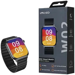 Смарт-годинник iMiLab W02 Black - мініатюра 3
