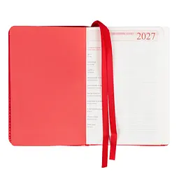 Щоденник діловий Leo Planner 2027 City А6 твердий червоний 352 сторінки (252762) - мініатюра 3