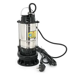 Занурювальний насос 550W 220V до 6 м³/год підйом до 9 м 40 мм нержавіюча сталь 400х180х180 мм 6,1 кг + перехідник - мініатюра 3