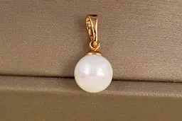 Кулон Xuping Jewelry перлина 8 мм золотистий