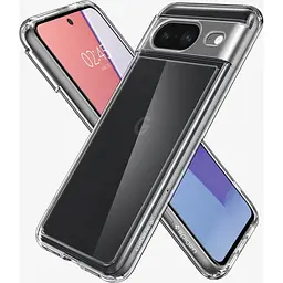 Оригінальний протиударний чохол Spigen Ultra Hybrid для Google Pixel 8 (6.2") Clear ACS06278 прозорий - мініатюра 15