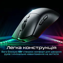 Миша RAWM SA-MH01Pro Black [155918] - мініатюра 3