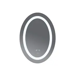 Дзеркало Mixxus PLAIN MV03-50x70 з LED Touch, Anti-fog, димером, регулюванням яскравості (MI6664) - мініатюра 3