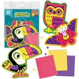 Набір для творчості Vladi Toys Птахи м'яка мозаїка (VT4511-09) - мініатюра 4