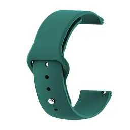 Силіконовий ремінець BeCover для Xiaomi iMi KW66/Mi Watch Color/Haylou LS01/Watch S1 Active Dark-Green (706366) - мініатюра 1