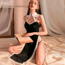 Рольовий костюм Монахиня для нових вражень S/M K000622 - мініатюра 3