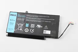 Акумулятор для ноутбука Dell Vostro 5470 VH748, 51.2Wh (4240 mAh), 6cell, 11.4V, Li-Pol, чорний - мініатюра 2