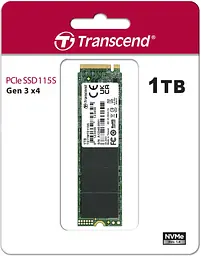 Накопичувач SSD Transcend m.2 NVMe 1Tb 115S (TS1TMTE115S) - мініатюра 2