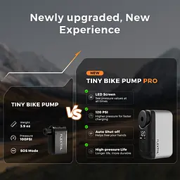 Велосипедний міні насос електричний Flextail Tiny Bike Pump Pro, 120 PSI - мініатюра 7