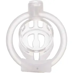 Клітка для пеніса Lockink Sevanda Plastic Penis Chastity Cage - Transparent - мініатюра 2