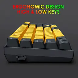 Клавіатура Redragon K688 RGB USB Mini [K688RGB-BW] [84556] - мініатюра 3