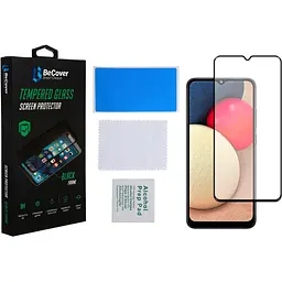 Захисне скло BeCover для Samsung Galaxy A03s SM-A037 Black (706776) - мініатюра 2