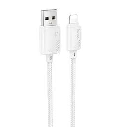 Дата кабель Hoco X113 Beneficio USB to Lightning 1 м White
