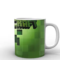 Кухоль GeekLand Minecraft Майнкрафт лого MС.02.033 330 мл синій - мініатюра 2