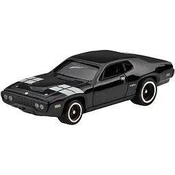 Колекційна модель машинки Hot Wheels 1971 Plymouth GTX серії Форсаж чорна (HNW46/HNW55) - мініатюра 2