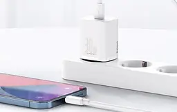 Зарядний пристрій Baseus Super Si Quick Charger IC 30W EU білий (CCSUP-J02) CCSUP-J02 - мініатюра 2