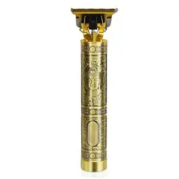 Машинка для стрижки Shuke T9 на акумуляторі з 4 насадками металева