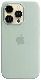 Чохол Silicone Case with MagSafe для Apple iPhone 14 Pro Succulent AAA [74218] - мініатюра 3