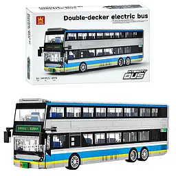 Конструктор 4974 "Двоповерховий автобус" 491 деталь в коробці (6903317754939) - мініатюра 3