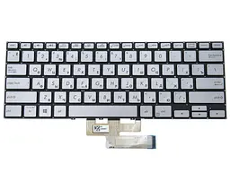 Клавіатура для ASUS ZenBook UX462 UX462DA (RU Silver). Оригінал - мініатюра 3