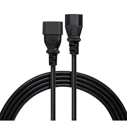 Кабель живлення C13 to C14 1.8m 0.75mm2 copper Vinga (VYPCC13141875CU) - мініатюра 2