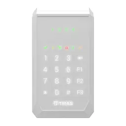 Клавіатура Tiras K-PAD4 White на 4 індикатори зон (21-00025) - мініатюра 1