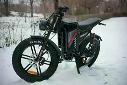 Електрофетбайк Corso Komodo MAX 20" (1200W 60V 21Ah) Чорний - мініатюра 8