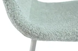 Стілець N-160 м'ятний букле + білий - мініатюра 10