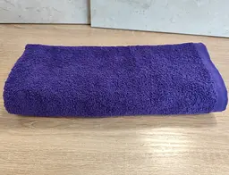 Рушник махровий Узбекистан 50х90 фіолетовий 400 г/м2 - мініатюра 2