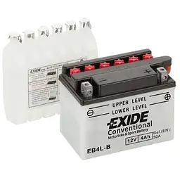 Акумулятор автомобільний Exide Conventional 4Ah Ев (-/+) (50EN) (EB4L-B)