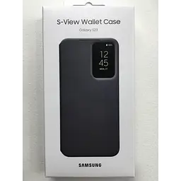 Оригінальний чохол-книжка S-View Smart Wallet Case для Samsung Galaxy S23 Чорний (S911) EF-ZS911CBEGRU - мініатюра 2