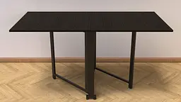 Стіл-книга трансформер Оріон 2 Ferrum-decor 750x1520x730 Чорний метал ДСП Венге Магія 16 мм (FRD-105428) - мініатюра 8