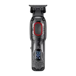 Тример акумуляторний VGR V-254, 4 насадки, 7000 RPM, 2000 mAh, LED-дисплей Червоний
