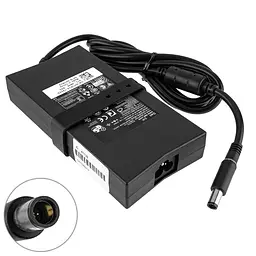 Блок живлення для ноутбука Dell SLIM 19.5V, 7.7A, 150W, 7.4x5.0-PIN, Black (PA-5M10, J408P, ADP-150RB B) (без кабеля) - мініатюра 2