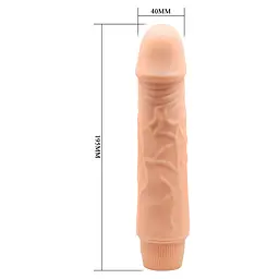Вібратор - Barbara Jeff Vibrator 7,6" Flesh - мініатюра 2