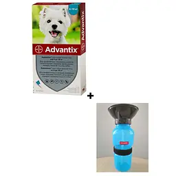 krapli-bayer-advantiks-vid-blikh-i-klishchiv-dlia-sobak-vid-4-do-10-kh-4-pipetky-dorozhnia-poilka-dlia-sobak-advantix-550-ml