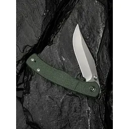 Ніж Civivi Clingman, Green Micarta, Satin (C23065-4) - мініатюра 12