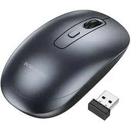 Бездротова миша Borofone BG13 2.4G чорний сірий